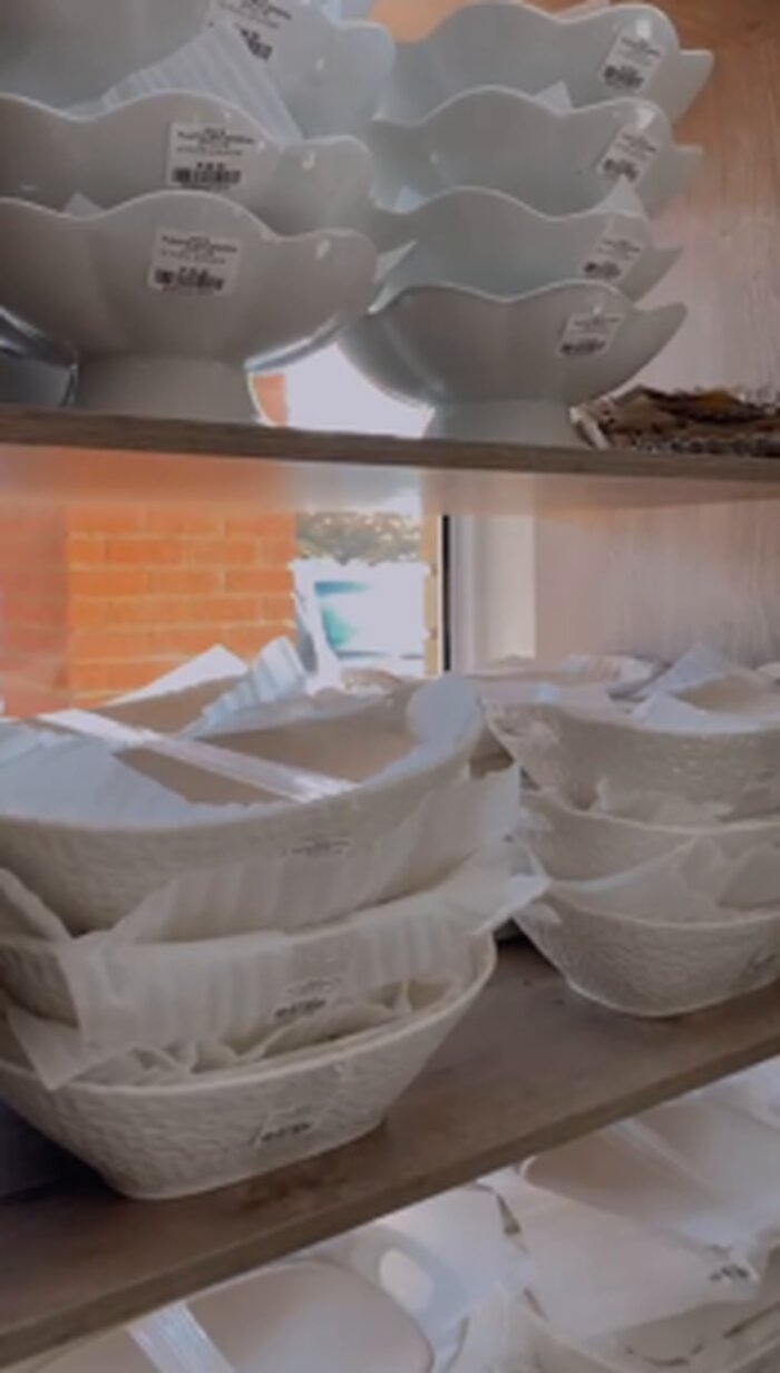 Kitchenware bowls on display at Doc's Plastic and General